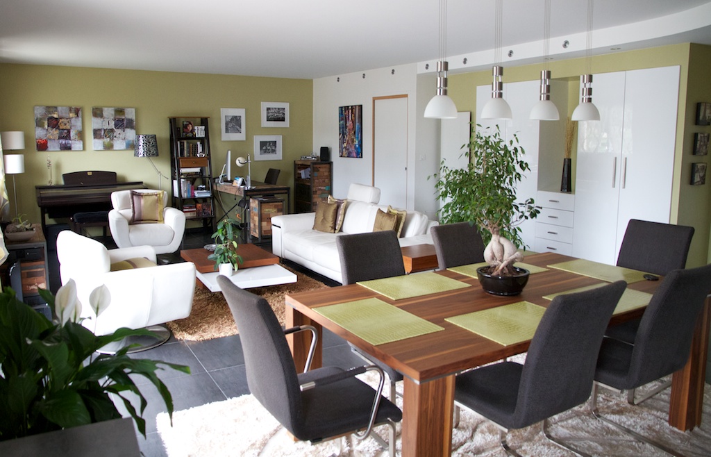 Aménagement intérieur complet réalisé par Avinkel Rénovation dans un appartement parisien.