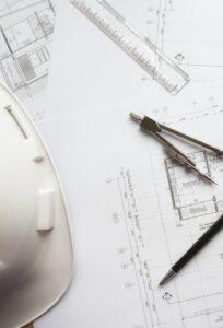 image-of-engineering-objects-on-workplace-top-view-construction-concept-engineering-tools-vintage-tone-retro-filter-effect-soft-focus-selecti