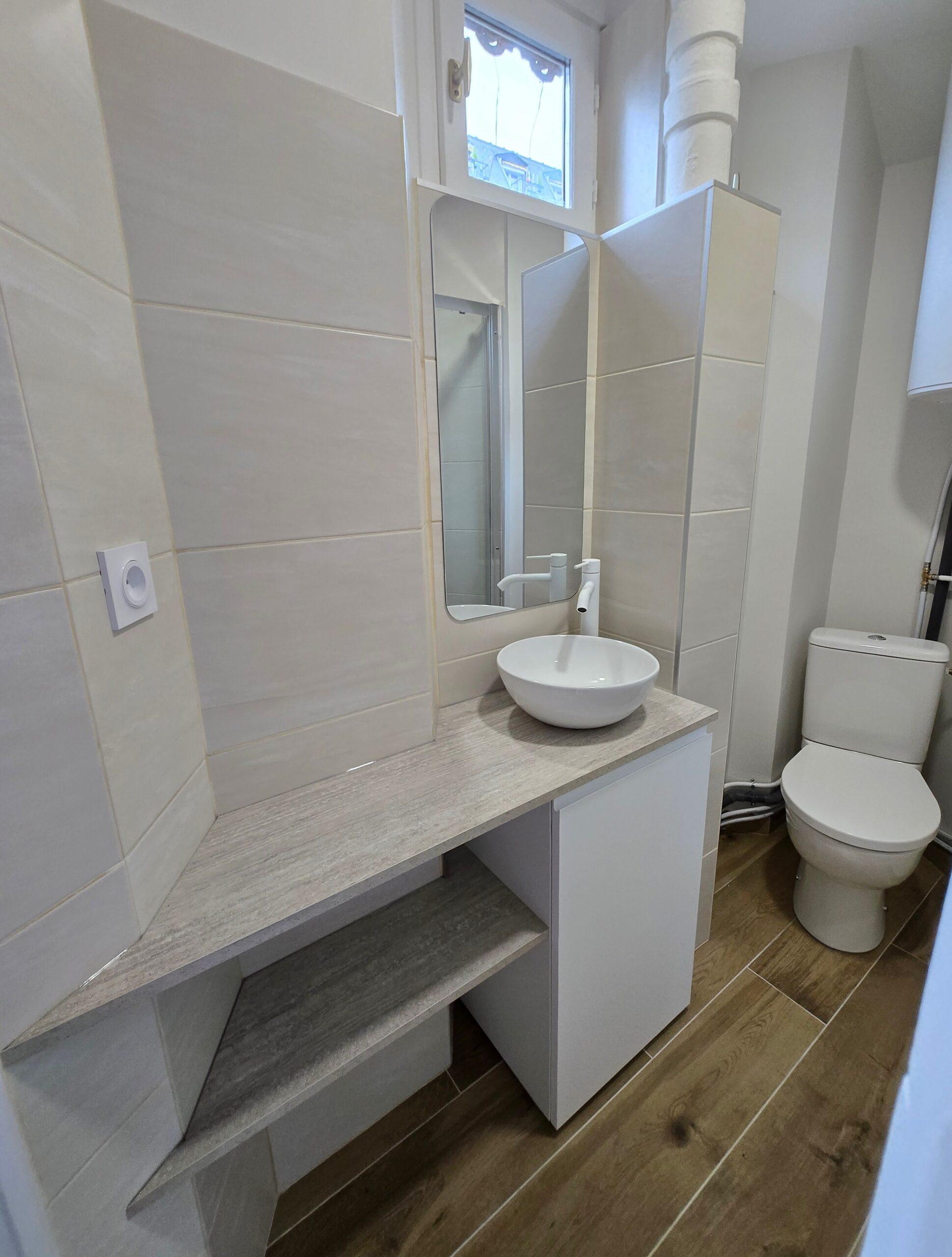 Optimisation et rénovation d’un petit espace dédié aux WC