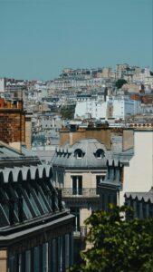 Magnifique cliché capturer depuis les hauts des toits de Paris